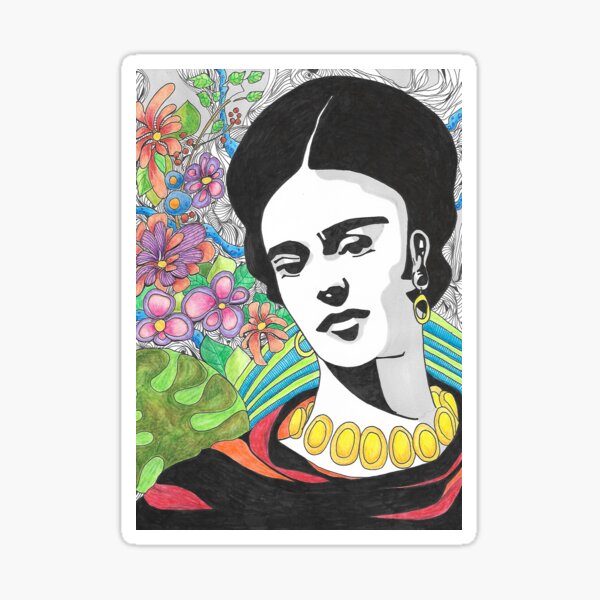 Frida Kahlo Icon Sticker