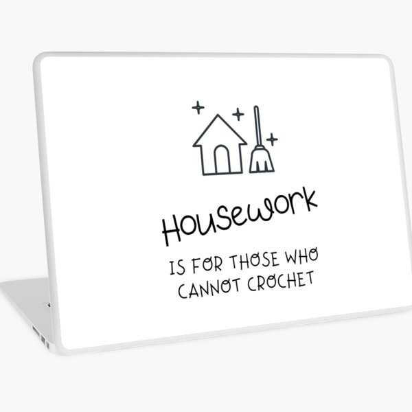 Item preview, Housework is for those who cannot crochet designed and sold by angieanguk.