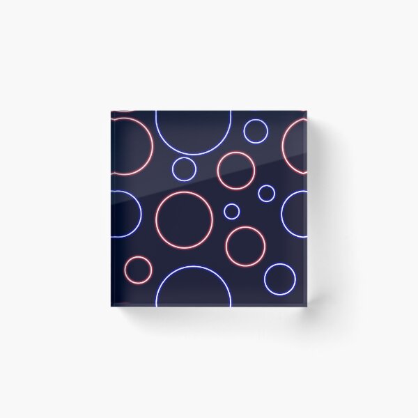 Item preview, Abstract geomatric neon shape pattern designed and sold by Illutino.