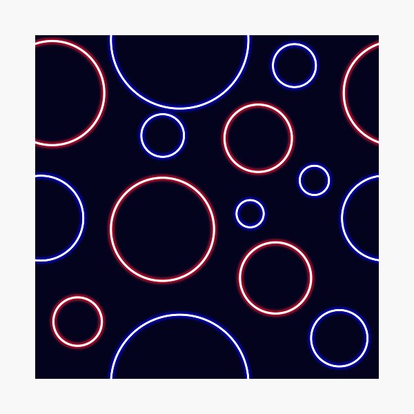 Item preview, Abstract geomatric neon shape pattern designed and sold by Illutino.