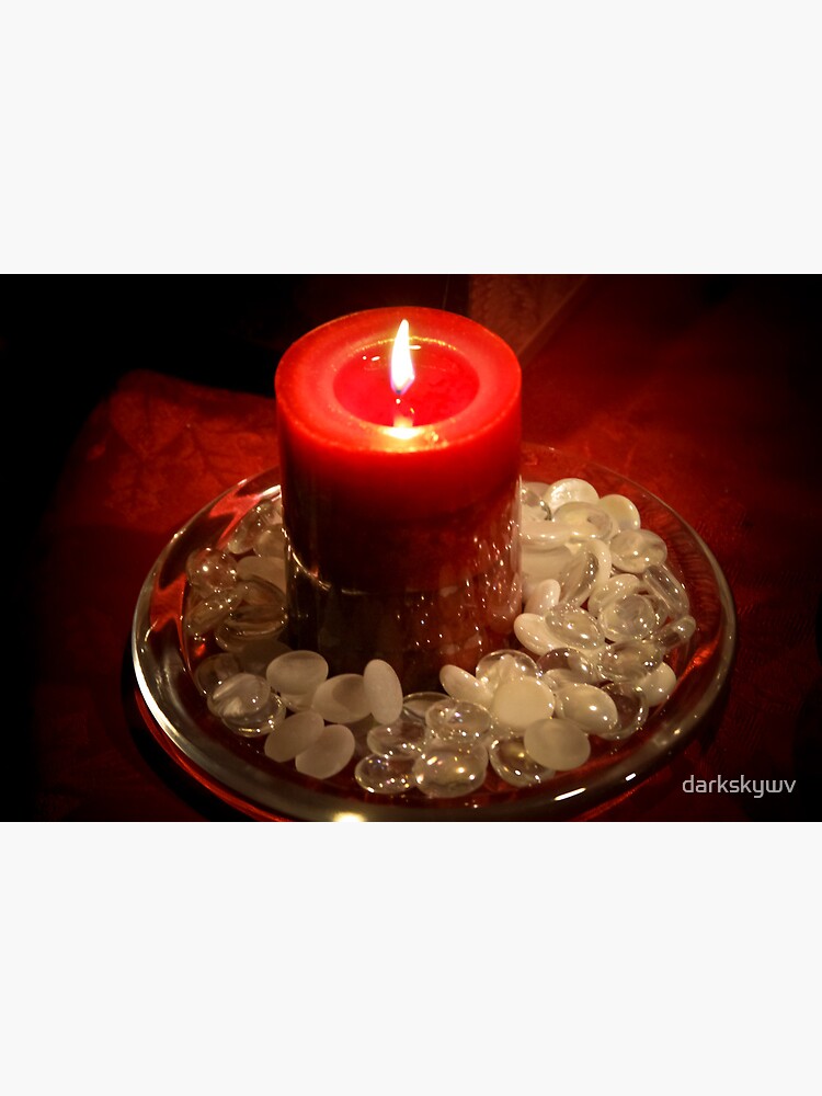 Thumbnail 2 of 2, Greeting Card, Christmas Candle designed and sold by darkskywv.