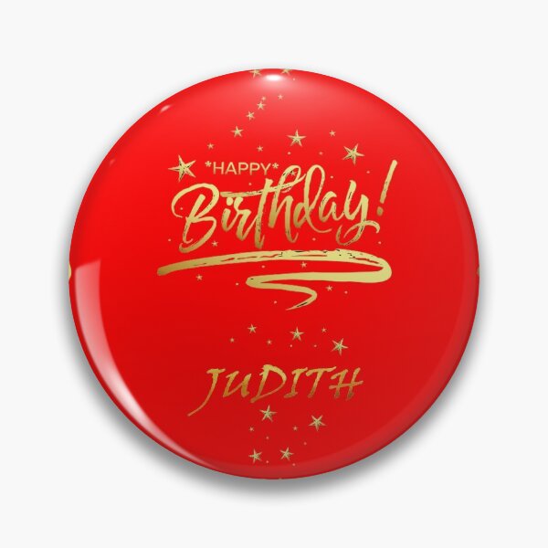 Item preview, HAPPY BIRTHDAY JUDITH : Unique & Special Gift that Customs on your Personal Name with an Enjoying & Lovely Design designed and sold by roji-world-shop.