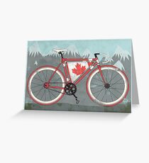 Love Bike, Love Canada Greeting Card