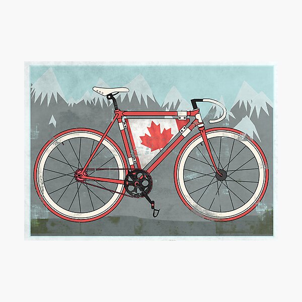 Love Bike, Love Canada Photographic Print