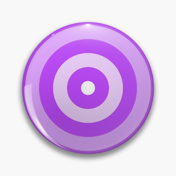 Item preview, Geometric Pattern: Rondel: White Gradient Purple designed and sold by Red Wolf.