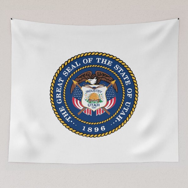 Item preview, The Great Seal of the State of Utah 1896 designed and sold by TheGreekGuy.