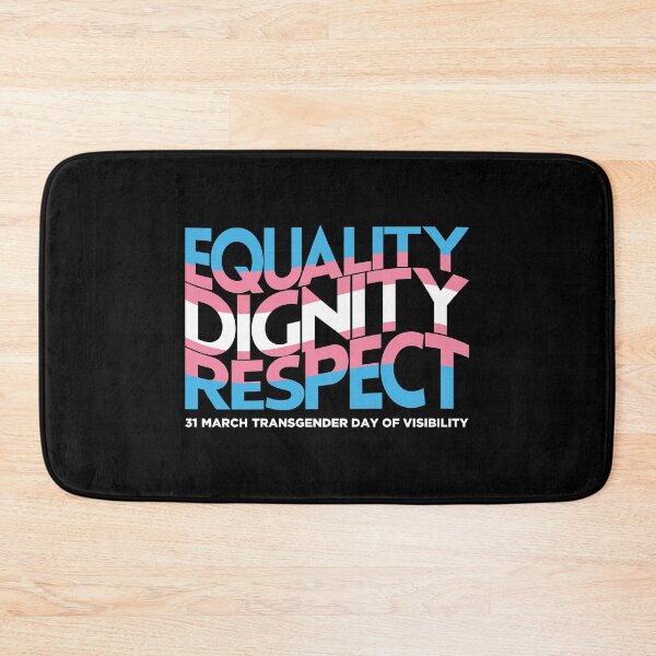 Item preview, Equality Dignity Respect Pride Transgender Day Of Visibility print designed and sold by jakehughes2015.