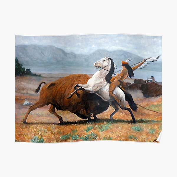 Buffalo Hunt Poster