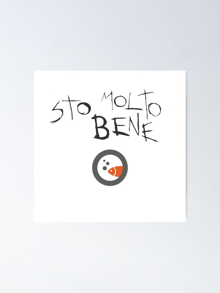 "Sto molto bene Boris" Poster for Sale by Madalpaca92 Redbubble