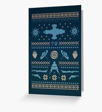 Shiny Sweater Greeting Card