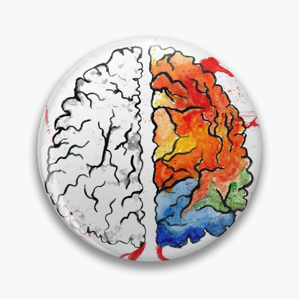 Item preview, Rainbow human brain  designed and sold by AnnArtshock.
