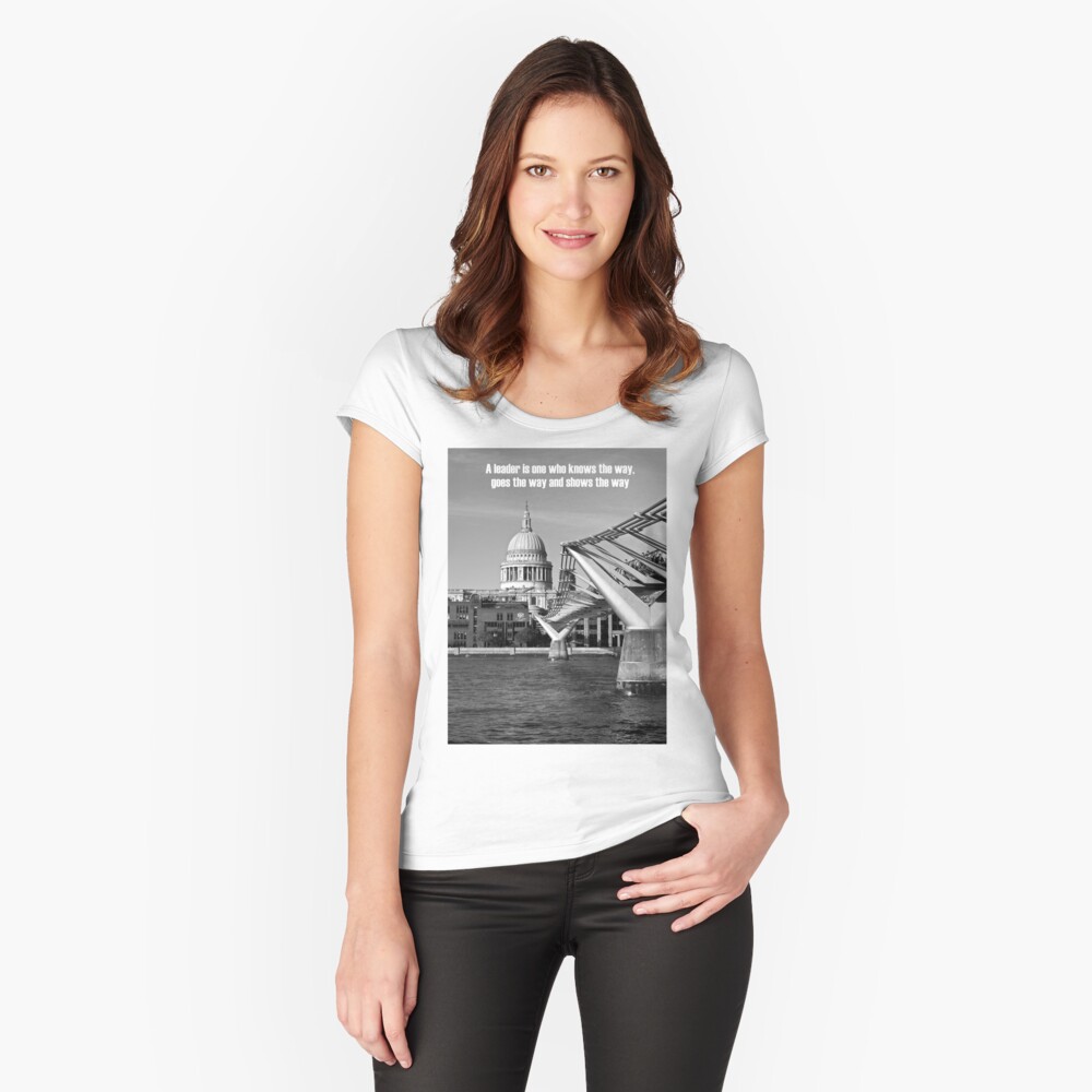 Item preview, Fitted Scoop T-Shirt designed and sold by santoshputhran.