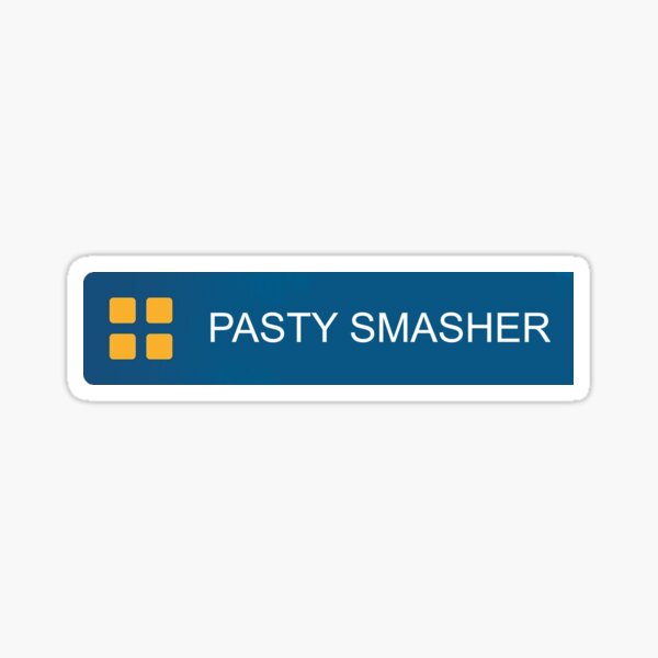 Greggs Pasty Smasher T-Shirt Mask Duvet Hoodies Stickers Cheap Low Price Best Seller! Sticker