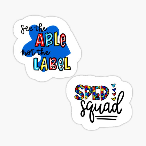 Item preview, Special Education Stickers  designed and sold by Direction  by Design.