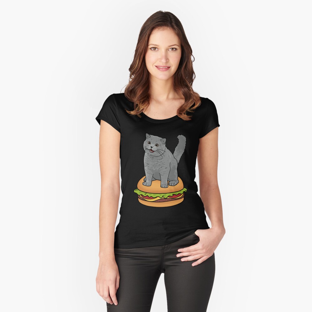 Vista previa del artículo con la obra «Camiseta entallada de cuello ancho», diseñado y vendido por sivelobanova.