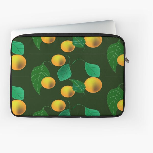 Pattern with yellow fruits Laptop Sleeve