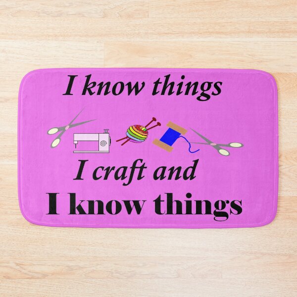 Item preview, I know things, I craft and I know things designed and sold by martisanne.