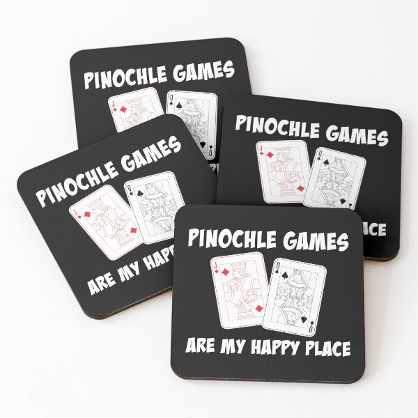 Item preview, Happy Place Funny Card Playing Pinochle print designed and sold by jakehughes2015.