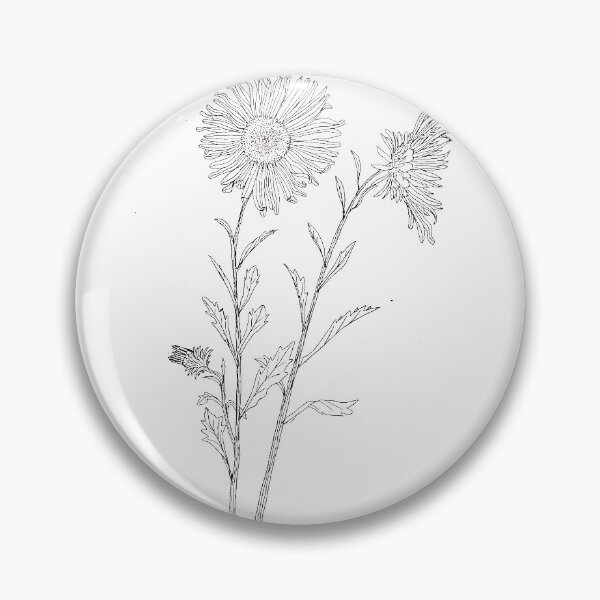 Item preview, Flower Sketch designed and sold by SoulRising.
