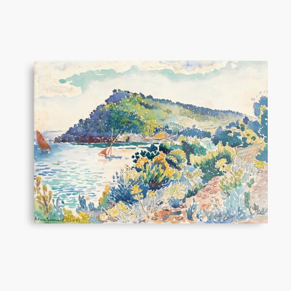 Henri Edmond Cross - ÉTUDE POUR LE CAP NÈGRE Metal Print