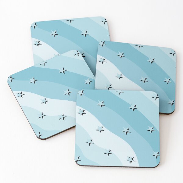 Item preview, Rainy Days Stars Striped Pattern designed and sold by ❤ stickers by bee ❤.