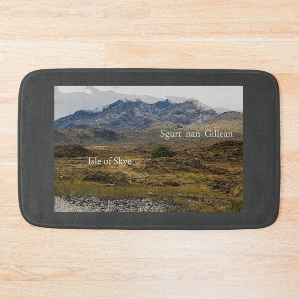 Item preview, Landscape Poster Sgurr nan Gillian Cullin Mountains Isle of Skye Scotland designed and sold by Stravaigin.