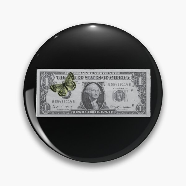 Item preview, One dollar with a butterfly. designed and sold by emphatic.