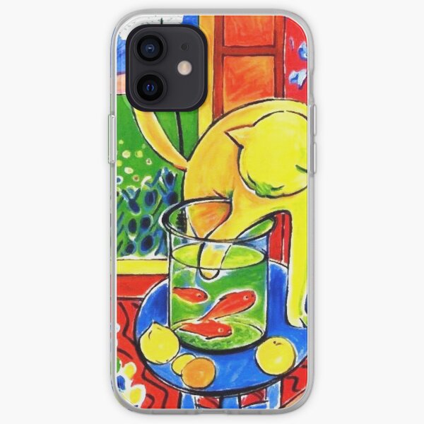 Henri Matisse, Le Chat Aux Poissons Rouges 1914, (The Cat With Red Fishes), Artwork, Men, Women, Youth iPhone Soft Case