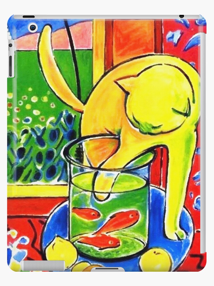 Henri Matisse Le Chat Aux Poissons Rouges 1914 The Cat With Red Fishes Artwork Men Women Youth Ipad Case Skin By Clothorama Redbubble