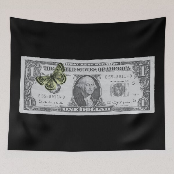 Item preview, One dollar with a butterfly. designed and sold by emphatic.