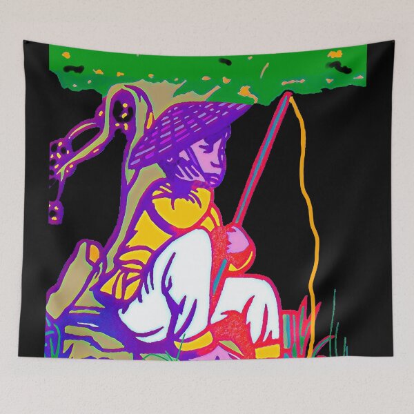 Item preview, Asian Fishing boy designed and sold by NatanDesigns.