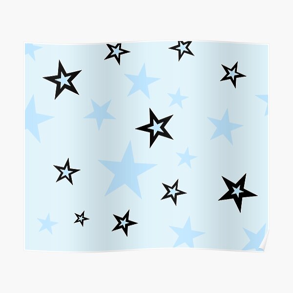 Blue Stars Poster