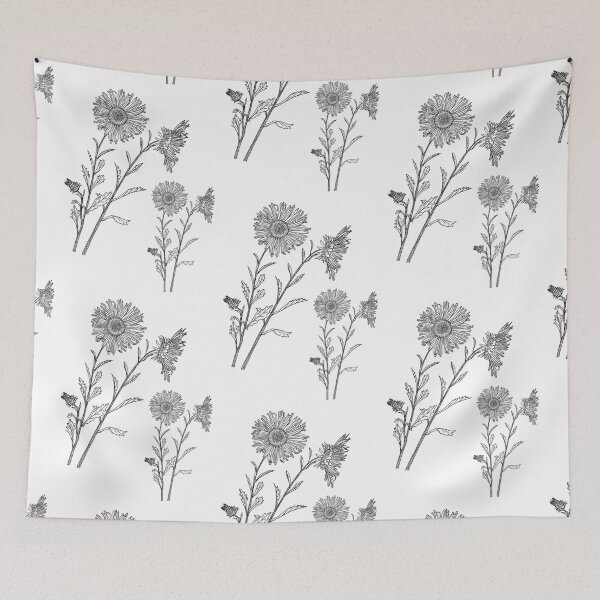 Item preview, Flower Sketch designed and sold by SoulRising.