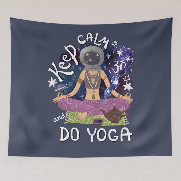 Item preview, Keep kalm and do yoga designed and sold by Margarita Steshnikova.