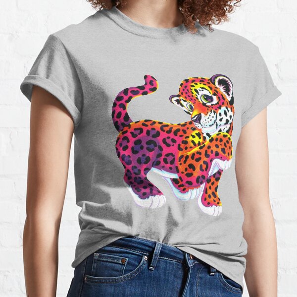 Lisa frank tiger funny lisa rainbow Classic T-Shirt