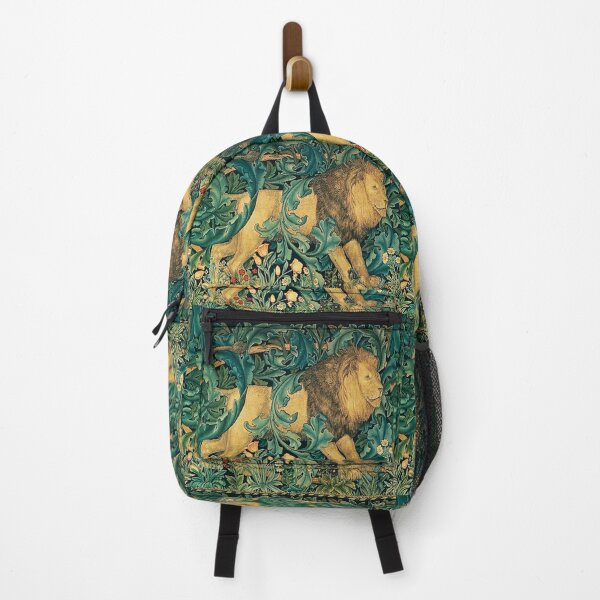 Item preview, GREENERY ,FOREST ANIMALS, LION Antique Tapestry designed and sold by BulganLumini.