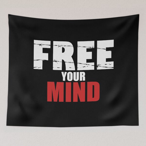 Item preview, Free Your mind, barbed wire - Open minded designed and sold by ArtOfRebellion.