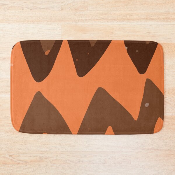 Item preview, Abstract Monotonous Orange Color Zigzag Shapes Background GC-114-2 designed and sold by GraphicCharms.