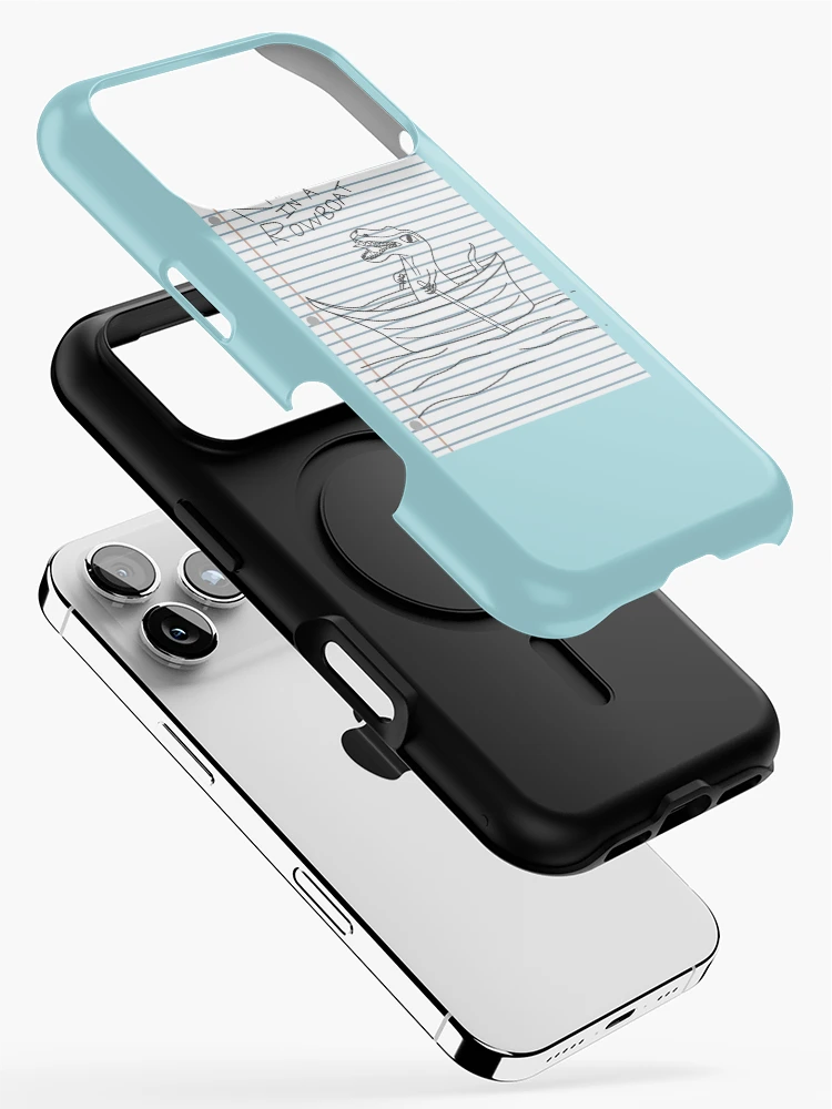 Thumbnail 2 of 4, iPhone Case, Looseleaf Raptor In A Rowboat designed and sold by Turlguy.