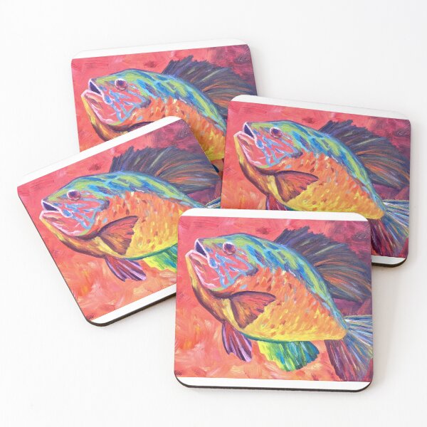 Item preview, Colorful Fish Painting designed and sold by gabriellamamo.