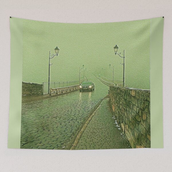 Item preview, Misty bridge leading to nowhere designed and sold by helenkaiy.