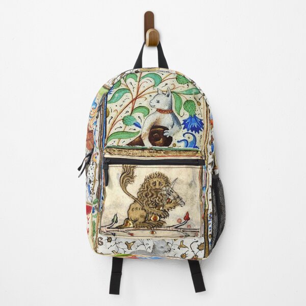 Item preview, WEIRD MEDIEVAL BESTIARY PLAYING MUSICAL INSTRUMENTS AMONG FLOWERS AND FRUITS designed and sold by BulganLumini.