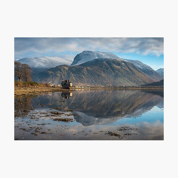Ben Nevis and Aonach Mor - Fort William Photographic Print