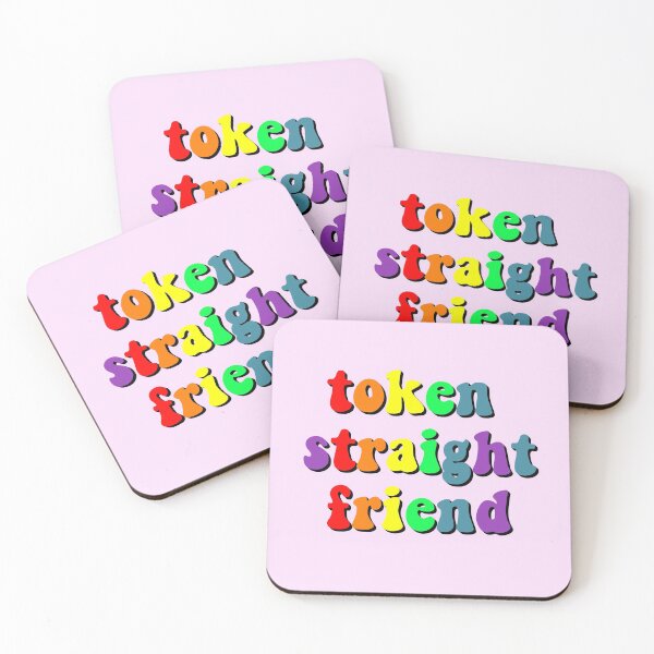 Item preview, token straight friend designed and sold by femme McCulley.