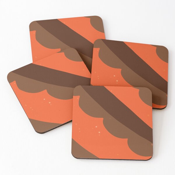 Item preview, Brown Orange Color Bold Shapes Vector Graphic Artwork GC-114-3 designed and sold by GraphicCharms.