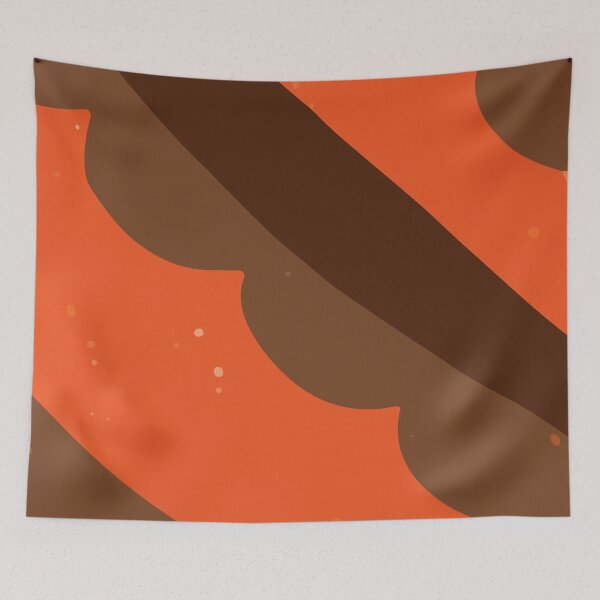 Item preview, Brown Orange Color Bold Shapes Vector Graphic Artwork GC-114-3 designed and sold by GraphicCharms.