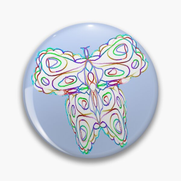 Item preview, Rainbow Butterfly on White designed and sold by KazM.