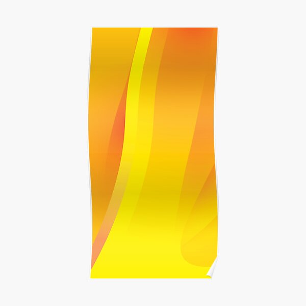 Yellow-Orange Flame Poster
