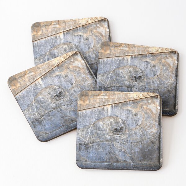Item preview, Leon and Bull Relief Persian Art Persepolis Persia Iran designed and sold by worldways.