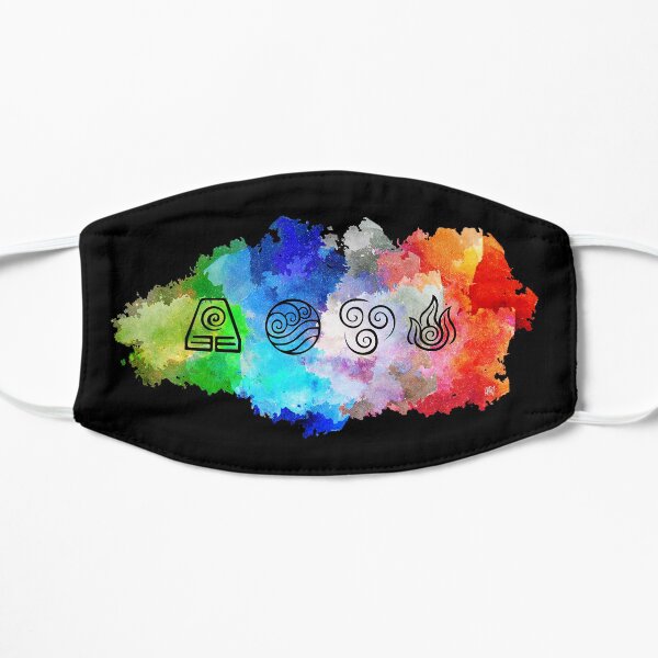 Avatar the Last Airbender - The Four Elements - Horizontal Flat Mask